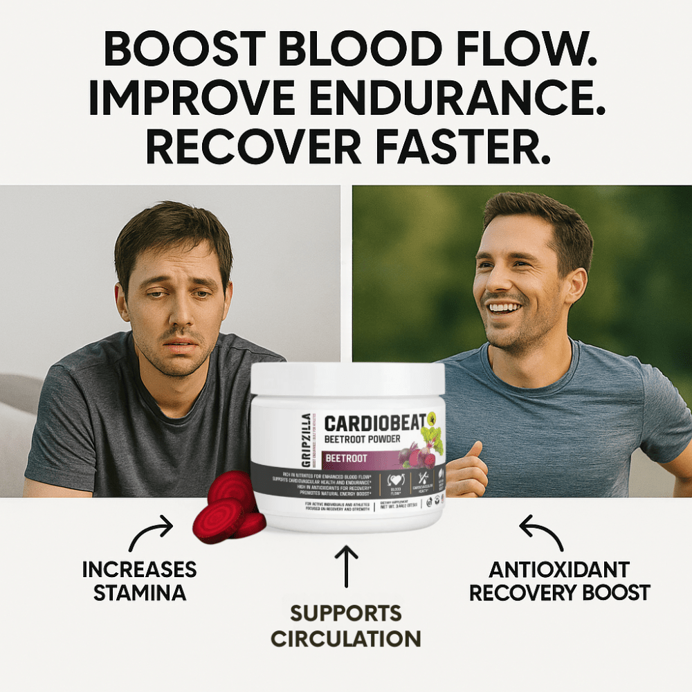 Beetroot Powder - Gripzilla - The Best Grip and Forearm Strength Exercises, Arm Wrestling Tools, Hand Grippers to Improve Grip Strength