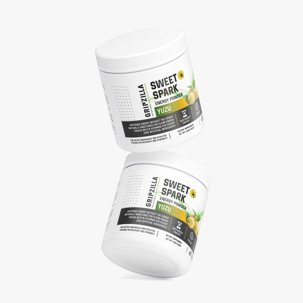 Energy Powder (Yuzu Flavor) - Gripzilla - The Best Grip and Forearm Strength Exercises, Arm Wrestling Tools, Hand Grippers to Improve Grip Strength