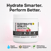 Hydration Powder (Lychee) - Gripzilla - The Best Grip and Forearm Strength Exercises, Arm Wrestling Tools, Hand Grippers to Improve Grip Strength