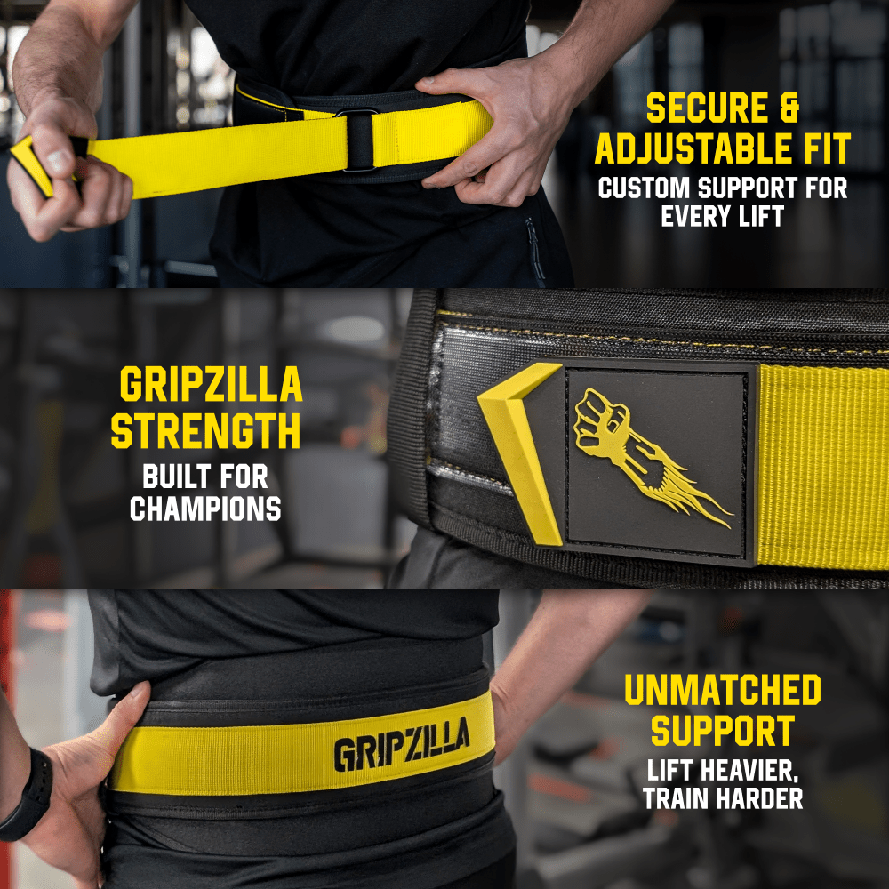 Lifting Belt - Gripzilla - The Best Grip and Forearm Strength Exercises, Arm Wrestling Tools, Hand Grippers to Improve Grip Strength