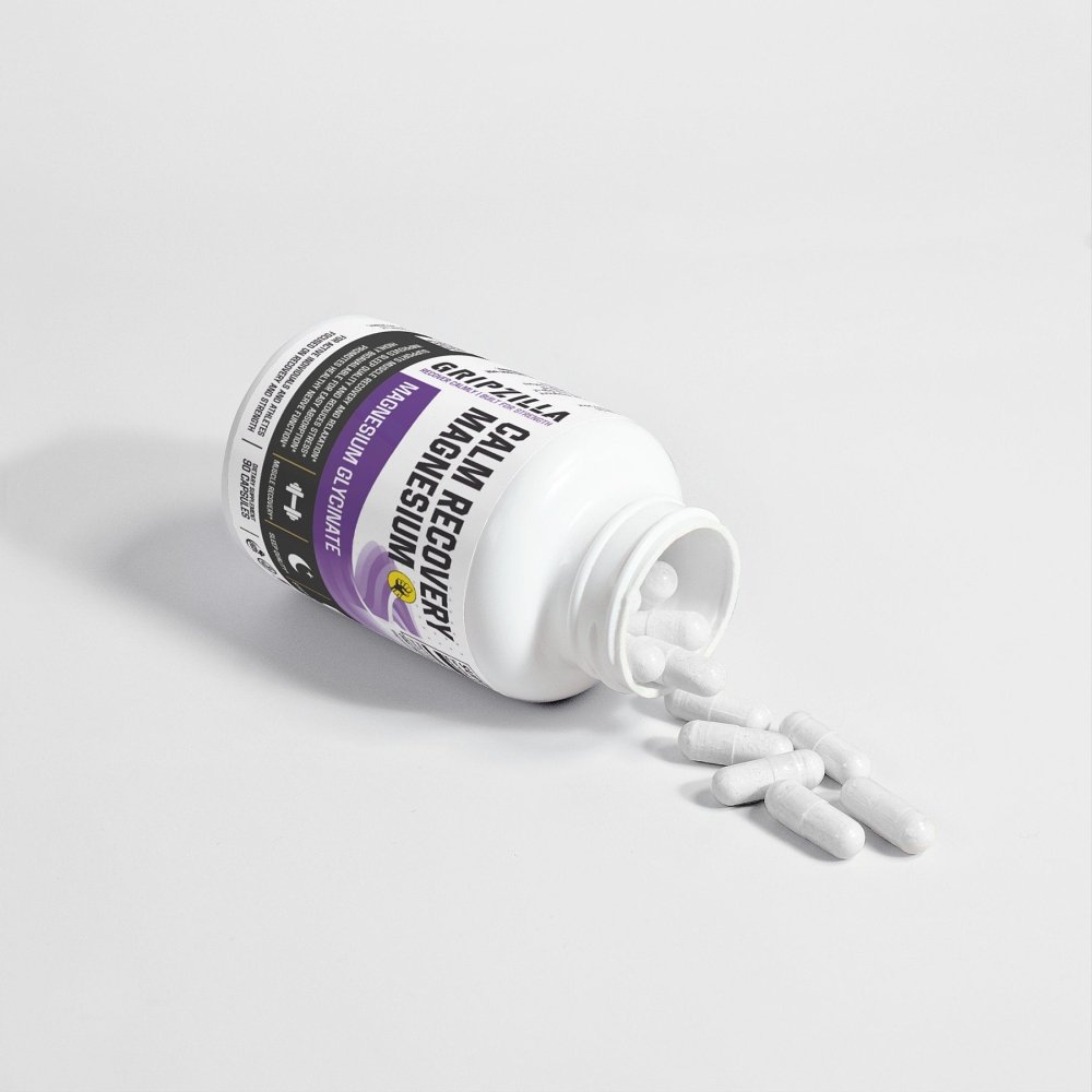 Magnesium Glycinate - Gripzilla - The Best Grip and Forearm Strength Exercises, Arm Wrestling Tools, Hand Grippers to Improve Grip Strength