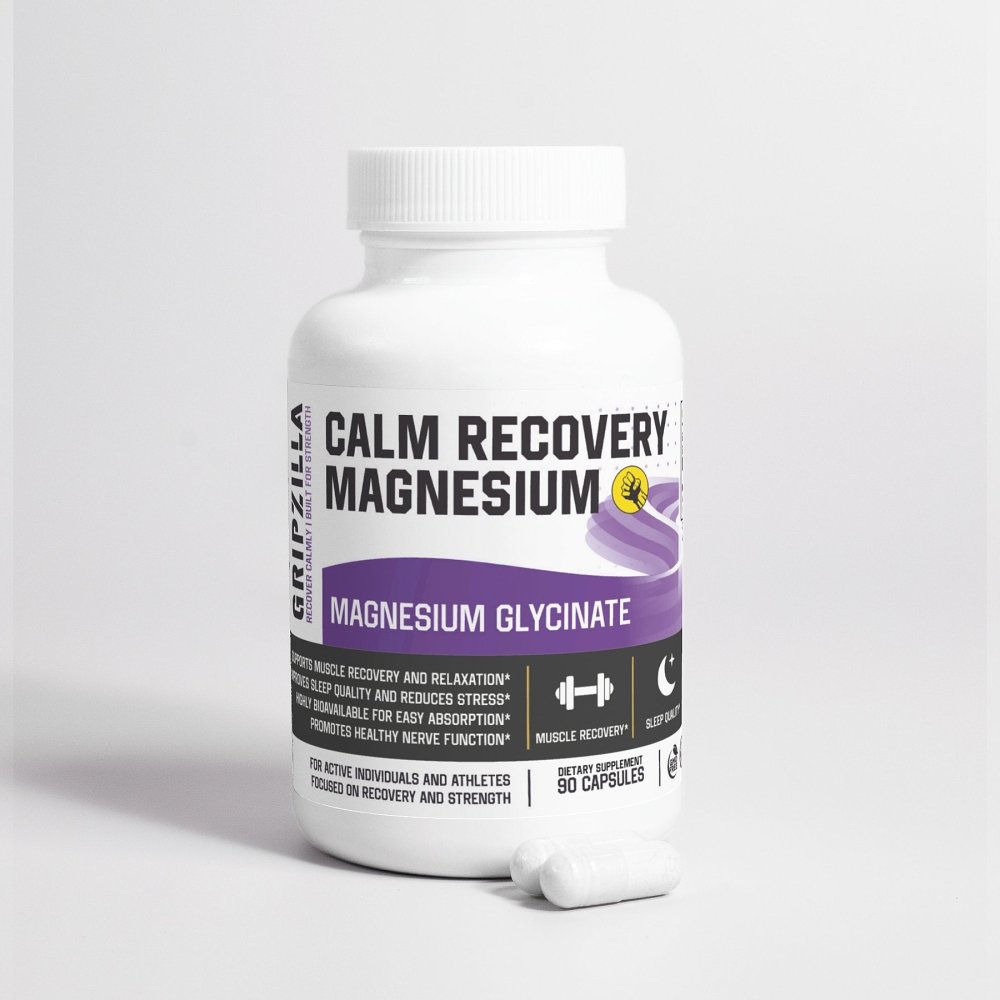 Magnesium Glycinate - Gripzilla - The Best Grip and Forearm Strength Exercises, Arm Wrestling Tools, Hand Grippers to Improve Grip Strength