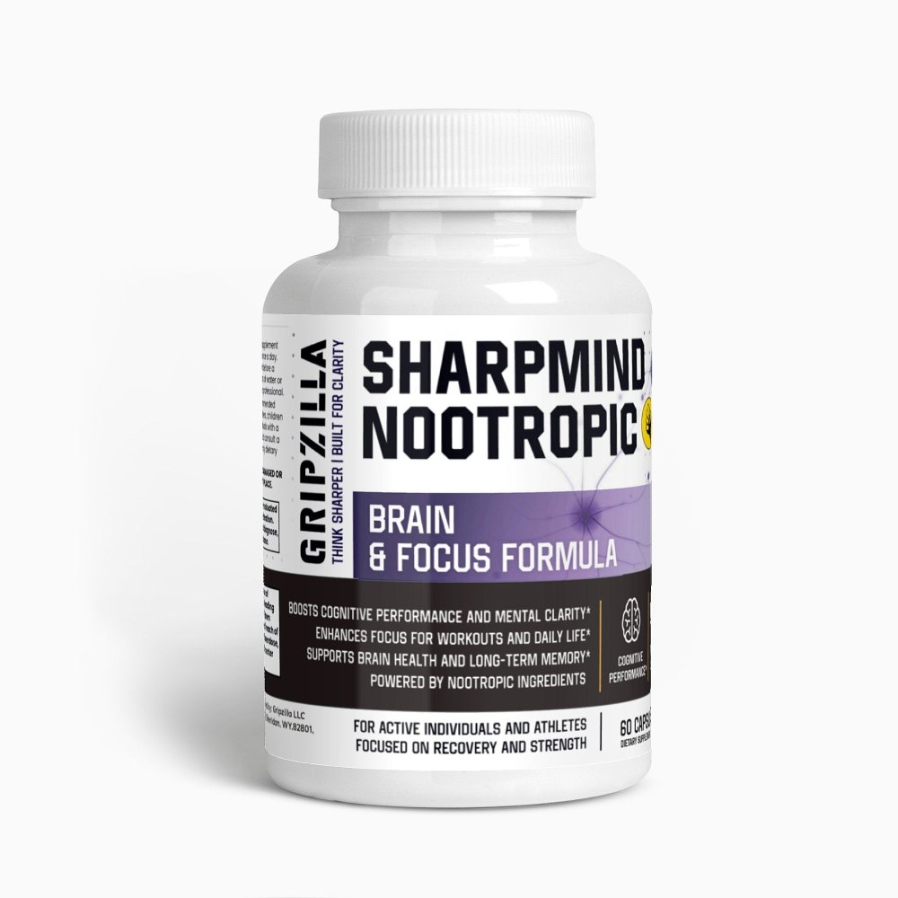 Nootropic Brain & Focus Formula - Gripzilla - The Best Grip and Forearm Strength Exercises, Arm Wrestling Tools, Hand Grippers to Improve Grip Strength