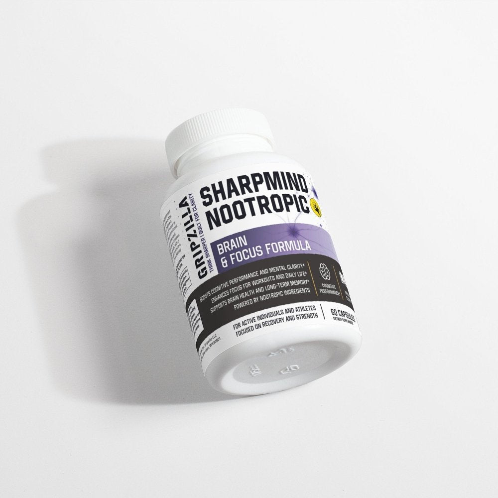Nootropic Brain & Focus Formula - Gripzilla - The Best Grip and Forearm Strength Exercises, Arm Wrestling Tools, Hand Grippers to Improve Grip Strength