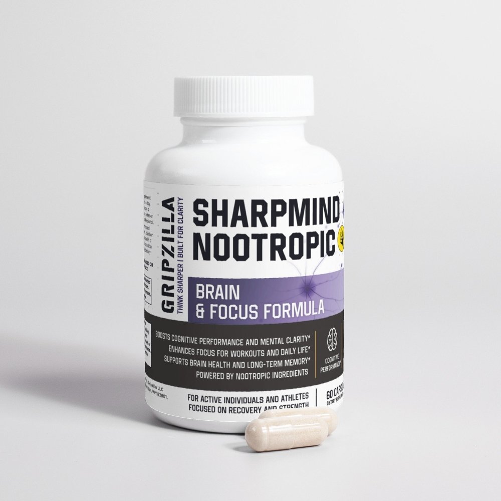 Nootropic Brain & Focus Formula - Gripzilla - The Best Grip and Forearm Strength Exercises, Arm Wrestling Tools, Hand Grippers to Improve Grip Strength