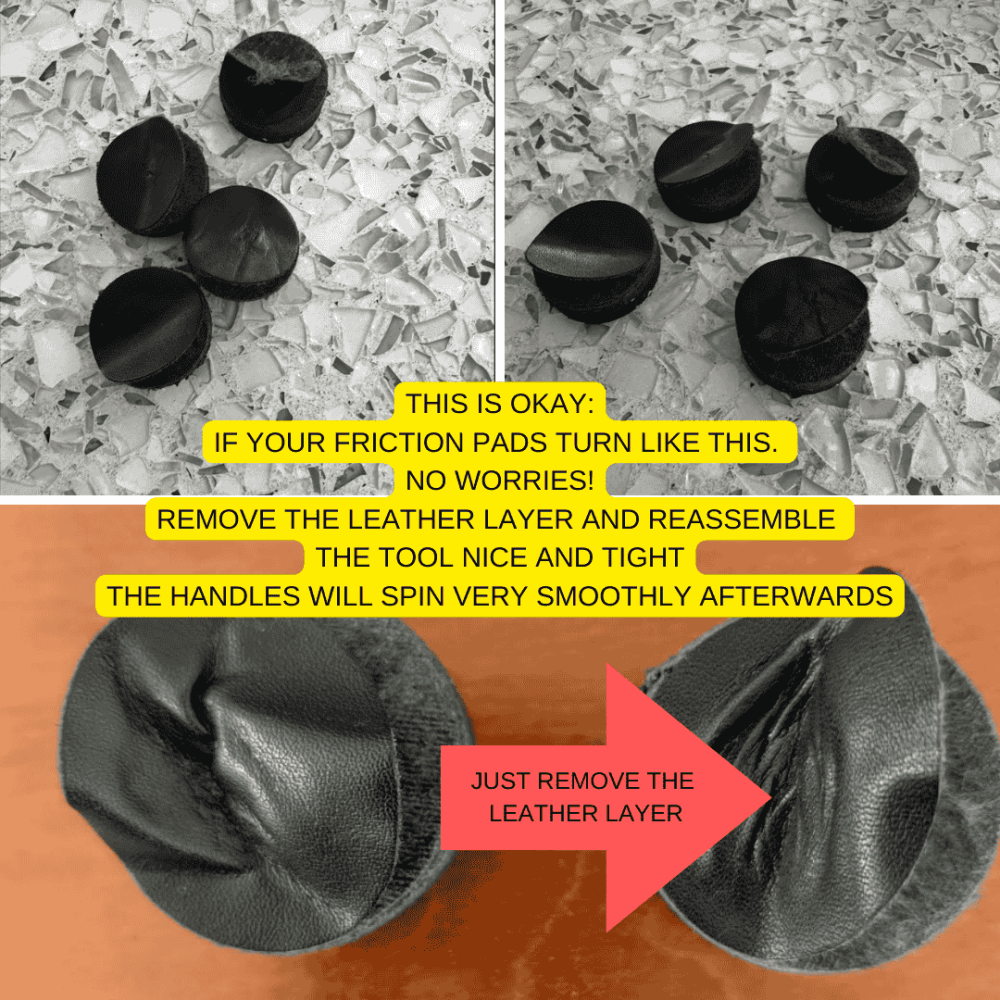 Tough Spinning - New Friction Pads 3.0 - Gripzilla - The Best Grip and Forearm Strength Exercises, Arm Wrestling Tools, Hand Grippers to Improve Grip Strength