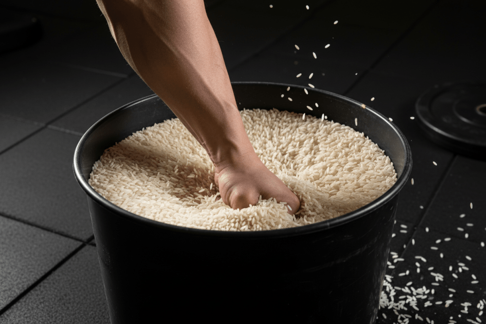 Rice Bucket Forearm Workout Elites Don't Want You Knowing