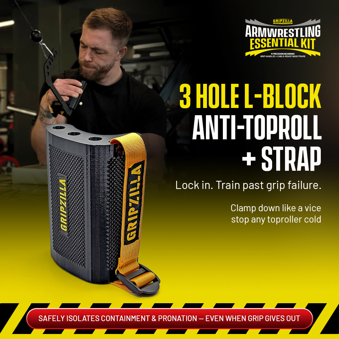 Gripzilla Arm Wrestling Training Kit for Solo Practice