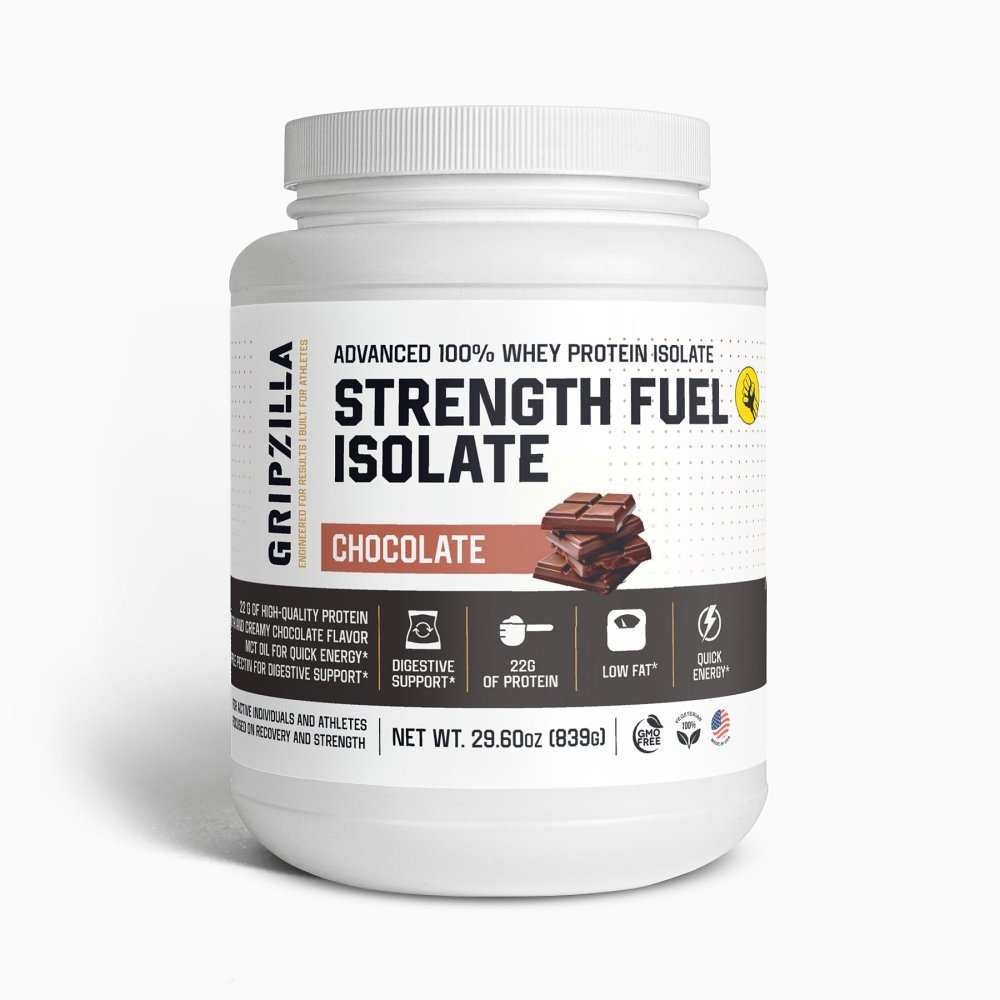 Advanced 100% Whey Protein Isolate (Chocolate) - Gripzilla - The Best Grip and Forearm Strength Exercises, Arm Wrestling Tools, Hand Grippers to Improve Grip Strength