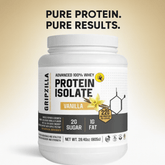 Advanced 100% Whey Protein Isolate (Vanilla) - Gripzilla - The Best Grip and Forearm Strength Exercises, Arm Wrestling Tools, Hand Grippers to Improve Grip Strength