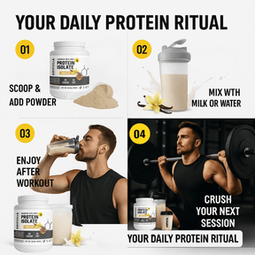 Advanced 100% Whey Protein Isolate (Vanilla) - Gripzilla - The Best Grip and Forearm Strength Exercises, Arm Wrestling Tools, Hand Grippers to Improve Grip Strength
