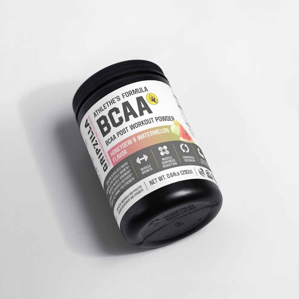 BCAA Post Workout Powder (Honeydew/Watermelon) - Gripzilla - The Best Grip and Forearm Strength Exercises, Arm Wrestling Tools, Hand Grippers to Improve Grip Strength