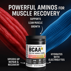BCAA Post Workout Powder (Honeydew/Watermelon) - Gripzilla - The Best Grip and Forearm Strength Exercises, Arm Wrestling Tools, Hand Grippers to Improve Grip Strength