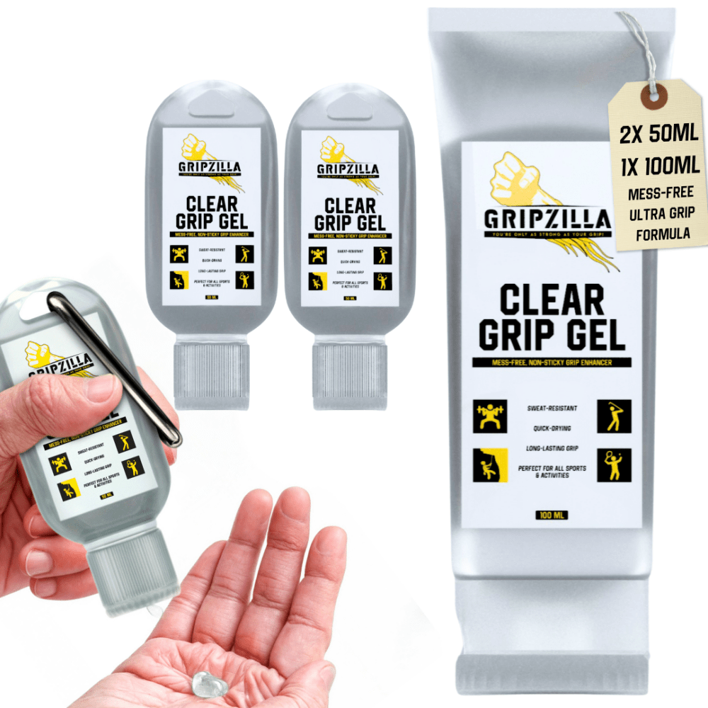 Clear Grip Gel - Gripzilla - The Best Grip and Forearm Strength Exercises, Arm Wrestling Tools, Hand Grippers to Improve Grip Strength