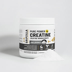 Creatine Monohydrate - Gripzilla - The Best Grip and Forearm Strength Exercises, Arm Wrestling Tools, Hand Grippers to Improve Grip Strength