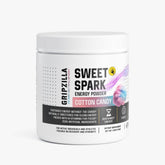 Energy Powder (Cotton Candy) - Gripzilla - The Best Grip and Forearm Strength Exercises, Arm Wrestling Tools, Hand Grippers to Improve Grip Strength