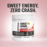 Energy Powder (Strawberry Shortcake) - Gripzilla - The Best Grip and Forearm Strength Exercises, Arm Wrestling Tools, Hand Grippers to Improve Grip Strength