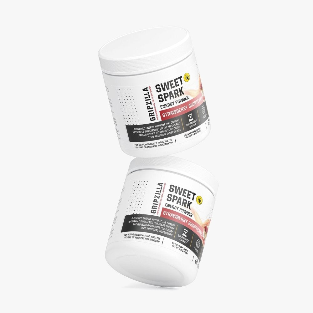 Energy Powder (Strawberry Shortcake) - Gripzilla - The Best Grip and Forearm Strength Exercises, Arm Wrestling Tools, Hand Grippers to Improve Grip Strength