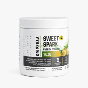 Energy Powder (Yuzu Flavor) - Gripzilla - The Best Grip and Forearm Strength Exercises, Arm Wrestling Tools, Hand Grippers to Improve Grip Strength
