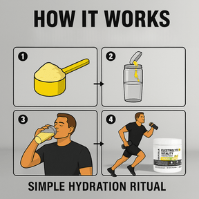Hydration Powder (Lemonade) - Gripzilla - The Best Grip and Forearm Strength Exercises, Arm Wrestling Tools, Hand Grippers to Improve Grip Strength
