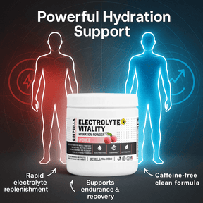 Hydration Powder (Lychee) - Gripzilla - The Best Grip and Forearm Strength Exercises, Arm Wrestling Tools, Hand Grippers to Improve Grip Strength