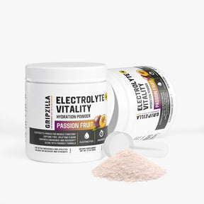 Hydration Powder (Passion Fruit) - Gripzilla - The Best Grip and Forearm Strength Exercises, Arm Wrestling Tools, Hand Grippers to Improve Grip Strength