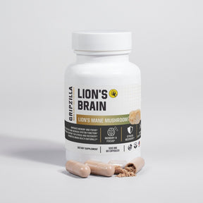 Lion's Mane Mushroom - Gripzilla - The Best Grip and Forearm Strength Exercises, Arm Wrestling Tools, Hand Grippers to Improve Grip Strength