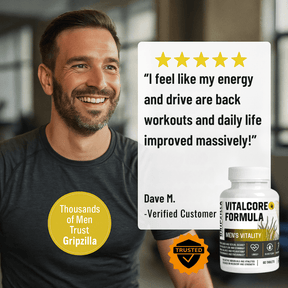 Men's Vitality - Gripzilla - The Best Grip and Forearm Strength Exercises, Arm Wrestling Tools, Hand Grippers to Improve Grip Strength