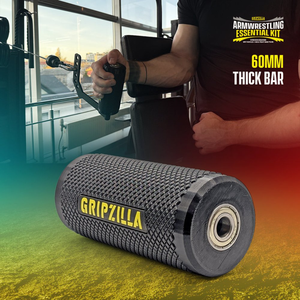 The Grip & Rip Bundle - Gripzilla - The Best Grip and Forearm Strength Exercises, Arm Wrestling Tools, Hand Grippers to Improve Grip Strength