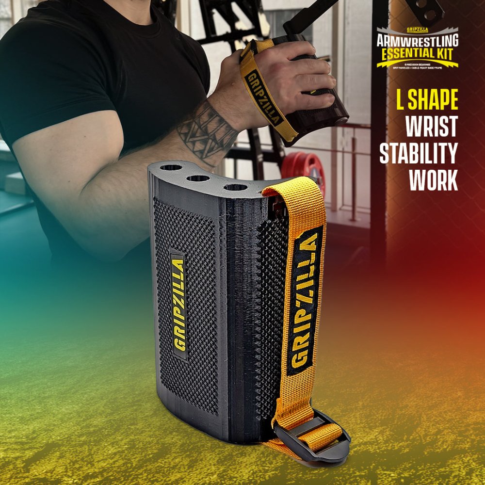 The Grip & Rip Bundle - Gripzilla - The Best Grip and Forearm Strength Exercises, Arm Wrestling Tools, Hand Grippers to Improve Grip Strength