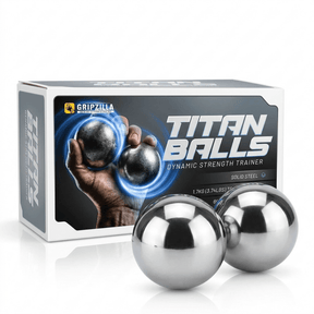 Titan Balls - Gripzilla - The Best Grip and Forearm Strength Exercises, Arm Wrestling Tools, Hand Grippers to Improve Grip Strength