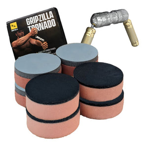 Tornado Friction Pads - Gripzilla - The Best Grip and Forearm Strength Exercises, Arm Wrestling Tools, Hand Grippers to Improve Grip Strength