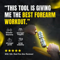 Tornado - The Most Efficient Forearm Builder - Gripzilla - The Best Grip and Forearm Strength Exercises, Arm Wrestling Tools, Hand Grippers to Improve Grip Strength