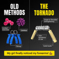 Tornado - The Most Efficient Forearm Builder - Gripzilla - The Best Grip and Forearm Strength Exercises, Arm Wrestling Tools, Hand Grippers to Improve Grip Strength