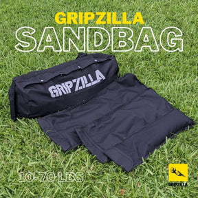 GripBag Sandbag Adjustable Weight Workout Kit - Gripzilla - The Best Grip and Forearm Strength Exercises, Arm Wrestling Tools, Hand Grippers to Improve Grip Strength