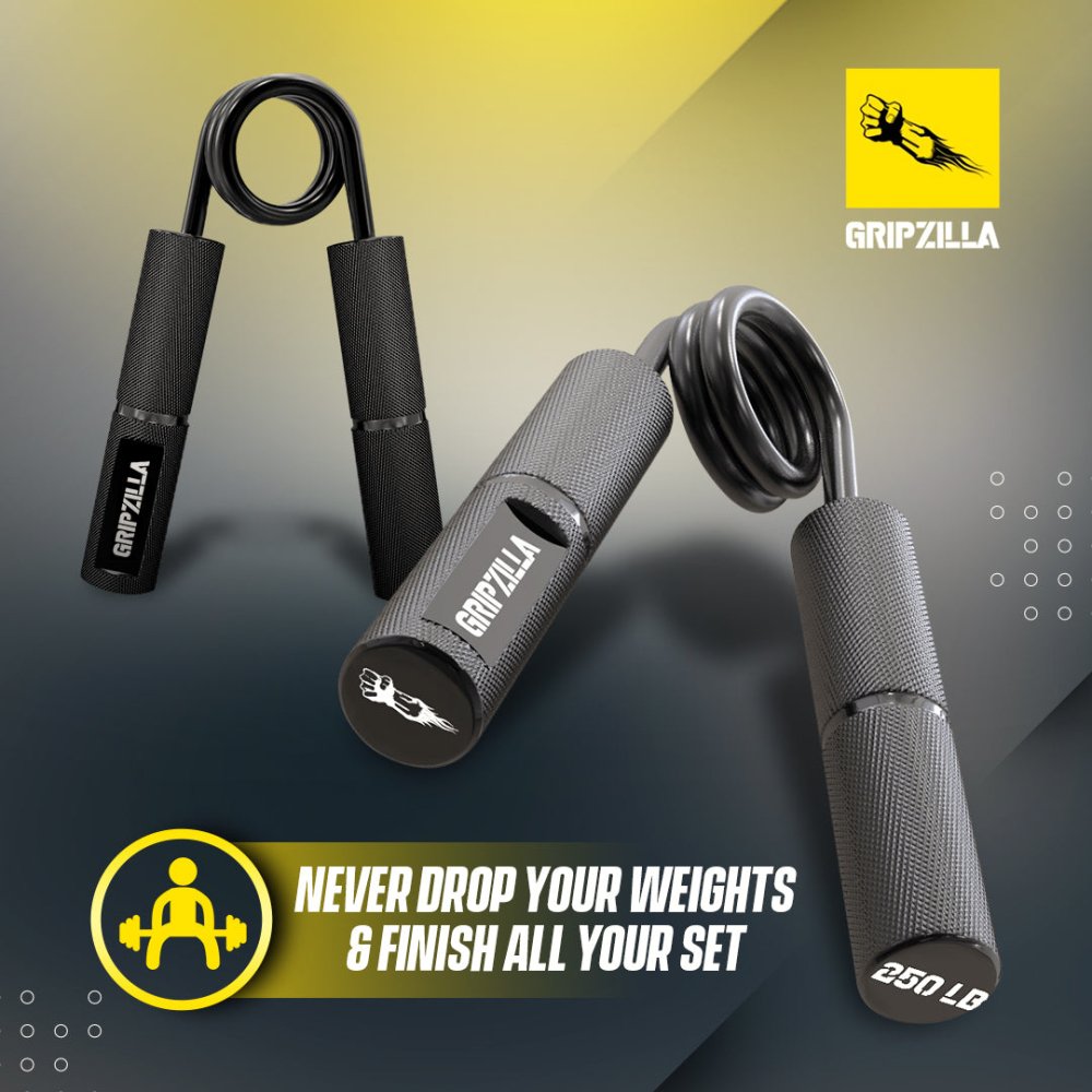 Gripzilla 'BONE CRUSHER" Individual Gripper - 250LB [USA Only] - Gripzilla - The Best Grip and Forearm Strength Exercises, Arm Wrestling Tools, Hand Grippers to Improve Grip Strength