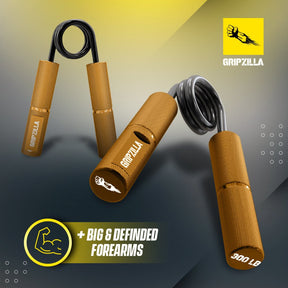 Gripzilla "THE GRIPZILLA" Individual Gripper - 300LB [USA Only] - Gripzilla - The Best Grip and Forearm Strength Exercises, Arm Wrestling Tools, Hand Grippers to Improve Grip Strength