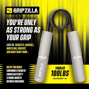 Gripzilla "TODDLER" Individual Gripper - 100LB [USA Only] - Gripzilla - The Best Grip and Forearm Strength Exercises, Arm Wrestling Tools, Hand Grippers to Improve Grip Strength