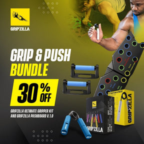 Gripzilla Ultimatum (Grip Strength Building 6pc Kit) - Gripzilla - The Best Grip and Forearm Strength Exercises, Arm Wrestling Tools, Hand Grippers to Improve Grip Strength